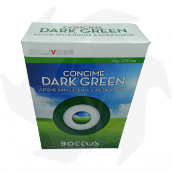 Dark Green Bottos - 4Kg Concime rinverdente per prato con azione antimuschio Concimi per prato