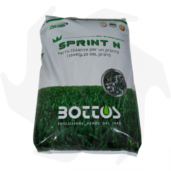 Sprint N Bottos - 25Kg Concime professionale rinverdente a pronto e lungo effetto per il risveglio del prato Concimi per prato