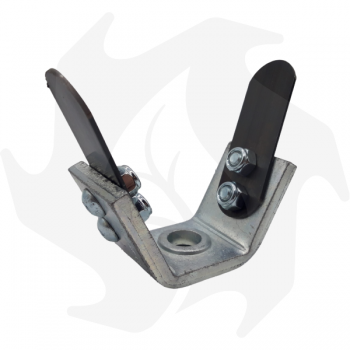 Desbrozadora universal en aluminio MATADOR para desbrozadora profesional de 2 dientes + cuchillas de recambio Cortador para D...