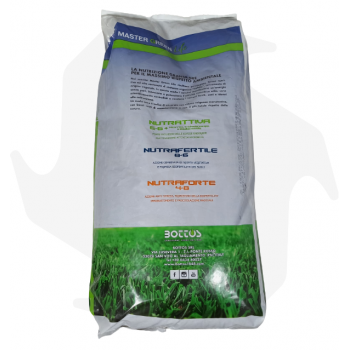 Nutractive 6-2-6 Bottos - 20 Kg Engrais minéral organique pour sol avec mycorhizes, trichodermes et bacilles Bioactivé pour l...