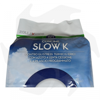 Slow K Bottos - Engrais anti-stress avancé 25Kg spécifique pour la fertilisation pré-été et pré-hiver Engrais pour pelouse