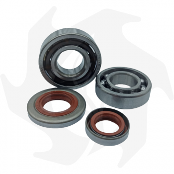 Set of crankshaft bearings and sealing rings for Stihl 024 - 026 - MS 240 - 241 - 260 - 261 Sthil gaskets