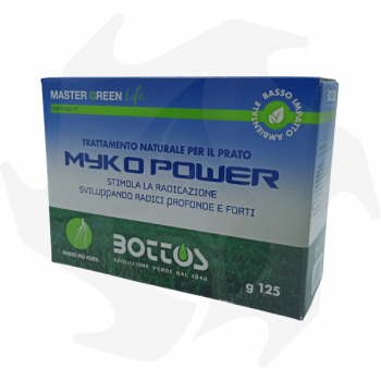Myko Power Bottos - 125g Mycorhizes professionnelles hydrosolubles pour pelouse et plantes Biostimulants pour la pelouse
