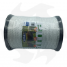 Weißes elektrisches Seil für Zäune, Rolle von 200 Metern, Durchmesser 8 mm Zubehör für die Landwirtschaft