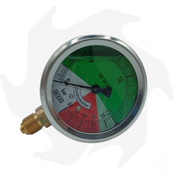 Isometric glycerin pressure gauge 0-60 bar with 1/4" thread Hydraulic pumps and accessories
