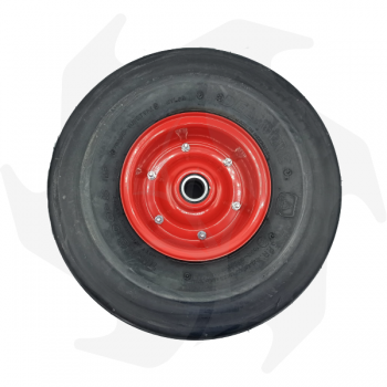 Ruota pneumatica rigata 15x6.00-6" 350mm x 148mm con cuscinetti Ricambi per Trattori