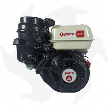 Motore 4 tempi a Benzina ZBM210 OHV 6,5 hp albero conico 23mm per motocoltivatore Zanetti Motore a Benzina