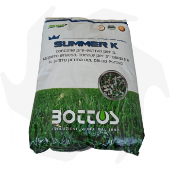 Summer K Bottos -25 Kg Fertilizante de verano e invierno, antiestrés Fertilizantes para césped