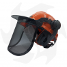 Approved adjustable helmet / protective helmet + headphones + visor Helmets and Visors