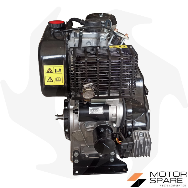 Motore diesel completo adattabile Lombardini 3LD510 con avviamento elettrico 14 HP Motore a scoppio