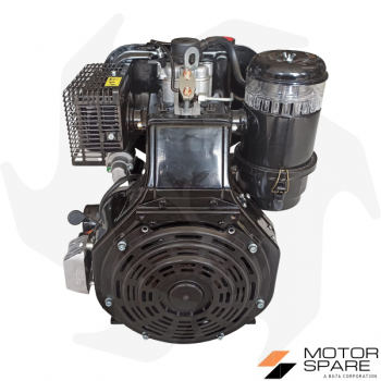 Motore diesel completo adattabile Lombardini 3LD510 con avviamento elettrico 14 HP Motori completi Benzina/Miscela