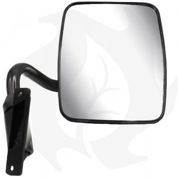 Specchio CPL nero dx vetro bianco PER CABINE FIAT-SAME 230x180mm Rearview mirror