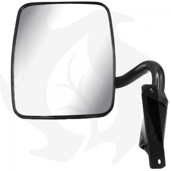 Espejo CPL negro izquierdo cristal blanco PARA CABINAS FIAT-SAME 230x180mm Espejo retrovisor