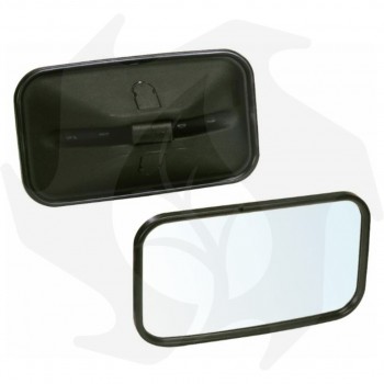 Coppa ricambio per specchietto retrovisore trattore dimensioni 359x209 mm Rearview mirror