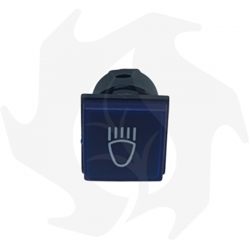 Square blue warning light for high beams Tractor Accessories