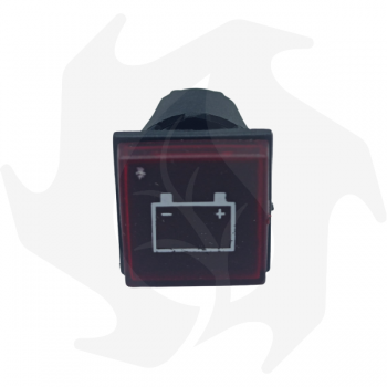Square red low battery light Tractor Accessories