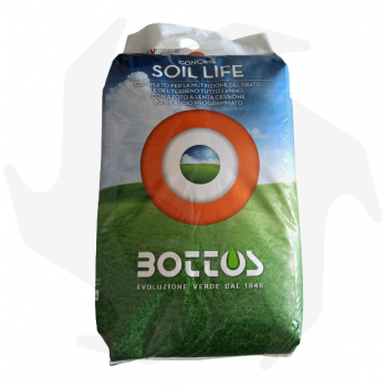 Soil Life Bottos - 25Kg Rasendünger mit integriertem Mykorrhiza-Inokulum Rasendünger