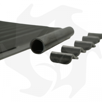 Kit 5 barras de 2 metros altura 100 mm espesor 1,5mm en acero COR-TEN Lacogreen Bordes y decoraciones