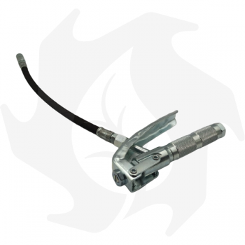 Grease gun with flexible hose and 4-jaw head with 1/4" gas female connection Accessories for agriculture
