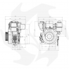 Komplett anpassungsfähiger Yanmar LA170 Dieselmotor mit Reversierstarter Dieselmotor