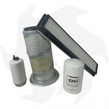 Kit filtro aria, nafta, olio e abitacolo adattabile New Holland TL90 Filtro Olio