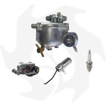 Kit carburateur, bougie, pointes et condenseur Intermotor Lombardini LA400 - LA490 Pièces détachées moteur Lombardini