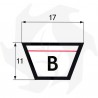 Cinghia trapezoidale modello "B" di ricambio per tosaerba e trattorini Straps