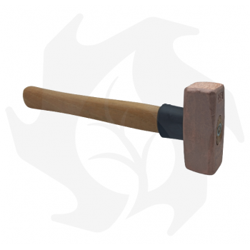 Copper mallet with anatomical wooden handle Workshop accessories