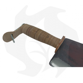 Forged mannarese with leather handle Workshop accessories