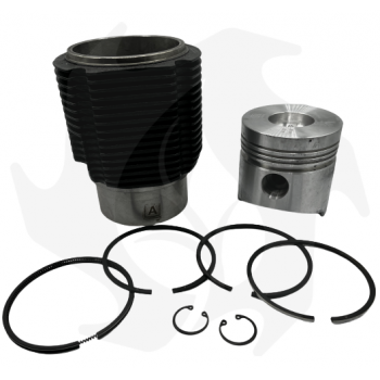 Kit completo di cilindro e pistone adattabile a motore Ruggerini RD270/278/952 Cylinder and Piston