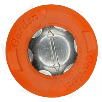 Tête de débroussailleuse Tap and Go avec bouton en aluminium de 130 mm Klopf-und-Geh-Kopf