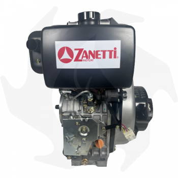 Moteur diesel complet Zanetti ZDM 86 C1ME 10cv adapté aux machines agricoles avec arbre conique de 23 mm Moteur diesel