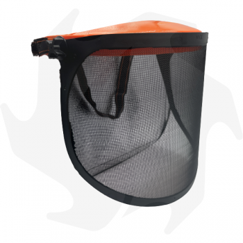 Adjustable mesh visor protective mask for brush cutter lawnmower Helmets and Visors