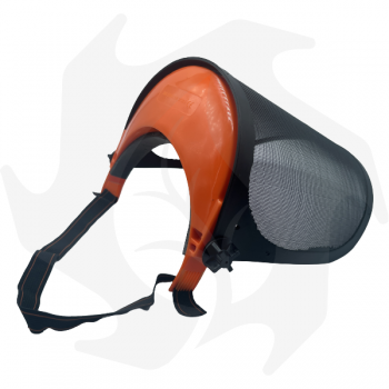 Adjustable mesh visor protective mask for brush cutter lawnmower Helmets and Visors