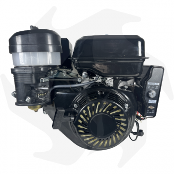 Motor de gasolina de 4 tiempos de 9 CV con eje cónico de 23 mm para motocultor - rotocultivador "versión compacta" Motor de g...