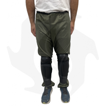 Kit protezione decespugliatore con copri pantaloni in nylon traspirante + Gambali protettivi paragambe Kit Protezione