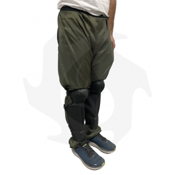 Kit de protection pour débroussailleuse avec pantalons en nylon respirant + protections pour les jambes Kit de protection