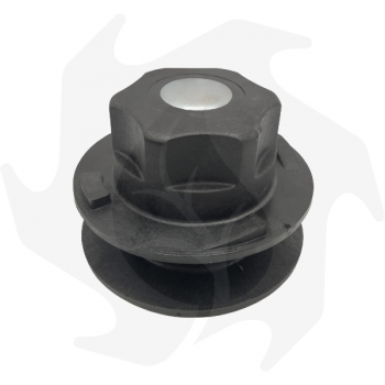 Replacement spool with reinforced knob for Garden Devil head Tap and go head