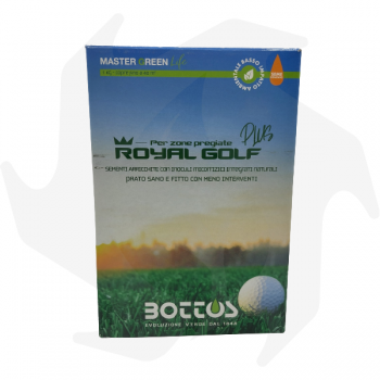 Royal Golf Plus Bottos - 1Kg Graines tannées professionnelles avec des feuilles vertes foncées étroites et fines graines