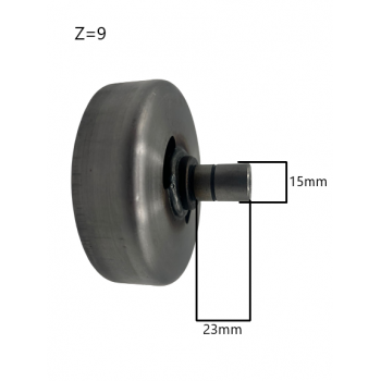 Clutch bell for Marunaka brush cutter for 78 mm clutches with Z:9 spline clutch Clutch bell