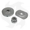 Flange, washer and nut kit for universal brush cutter bevel gear Bevel gear