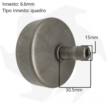 Clutch bell for Oleomac-Efco brush cutter OM446-450-453BP-433-435-440BP/EFCO8355-8405-8465-8535-8425-8515 square clutch Clutc...