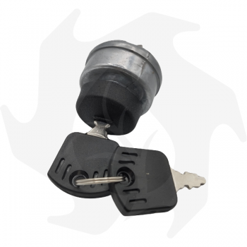 Starter switch for Alpina-Castelgarden-GGP Twin cut tractor with 5 terminals - 3 positions Spare Parts for Tractors