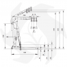 Professional 1 ton folding hydraulic crane Workshop accessories