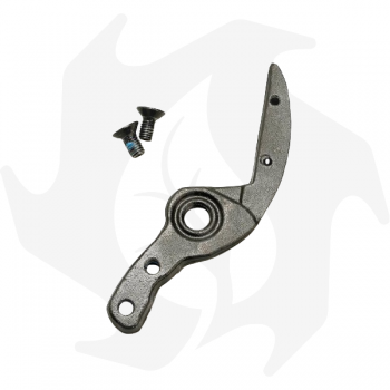 Straight counterblade with screws for Falket 1112 scissors Falket spare parts