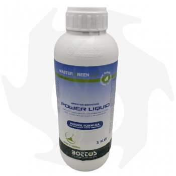 Power Liquid Bottos -1Kg Concime liquido ammendante per prato di natura organica Biostimolanti per prato