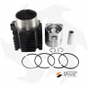 Kit cilindro pistone per motore Lombardini compatibile con LDA96-LDA97-4LD640-15LD500 Ricambi motore Lombardini