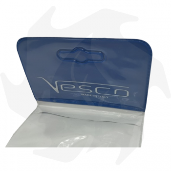 Vesco-Edelstahlschere mit gebogenem Schnitt, hergestellt in Italien Baumschere