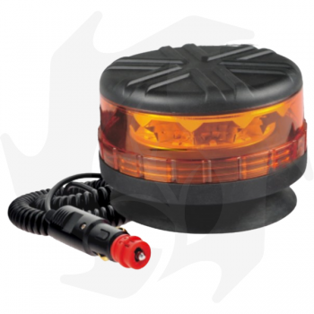 Baliza giratoria LED magnética 12-24V luz tractora