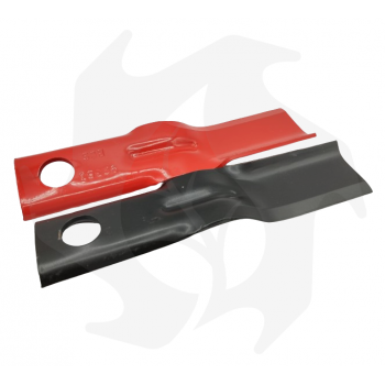 Pair of blades for flail mower adaptable to BCS Ma. Tra. 205 Lawnmower blades